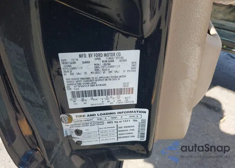 2011 Ford F-150 Lariat из США, поврежденный, VIN 1FTFW1CF3BFA19320